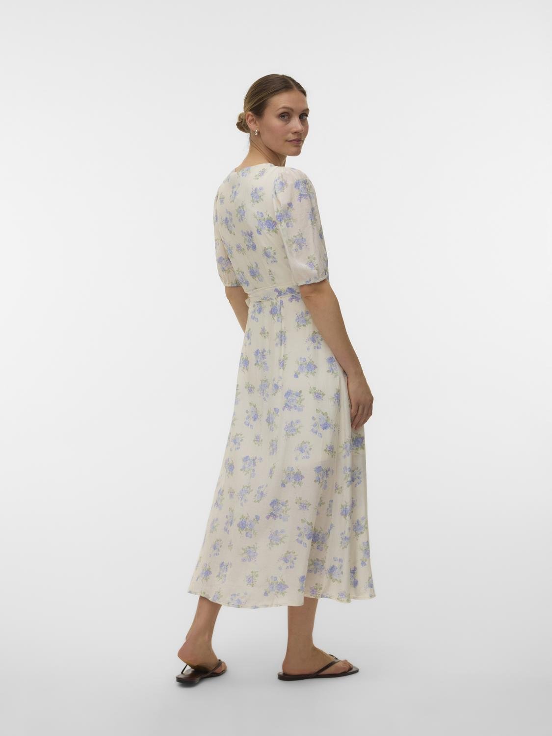 VMBELLA Midi Dress - Birch - VERO MODA & VILA Bergvik
